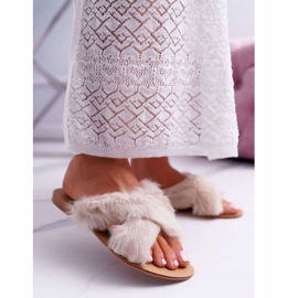 Naisten tossut Fur Lu Boo White Pimmerillä valkoinen 1