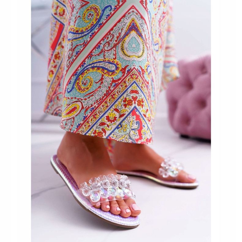 Naisten tossut, joissa on kuutiometriä zirkonia Lu Boo Bensiini Hopea Mediana harmaa 1