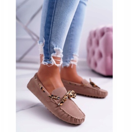 Naisten Loaferit Lu Boo Mukava Beige Plummy 1