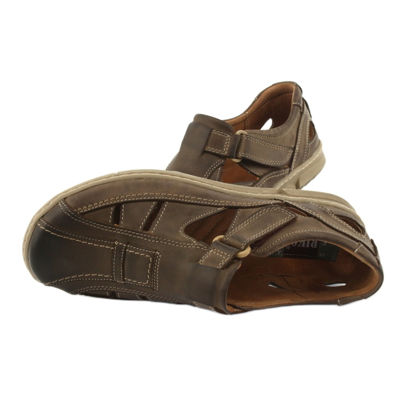 Riko 458 comfort miesten sandaalit khaki 5