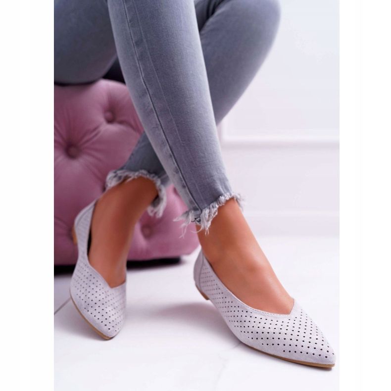 Naisten ballerinat Lu Boo, harmaa jälkiruoka 1