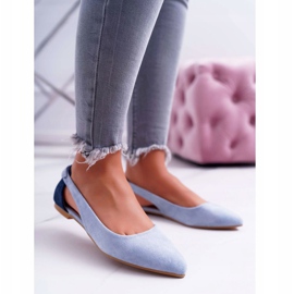 Lu Boo Ballerina Spitz Blue Suede Better sininen 1