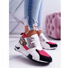 Naisten urheilukengät Lu Boo Leopardikuviolla Valkoinen Malibu monivärinen 1