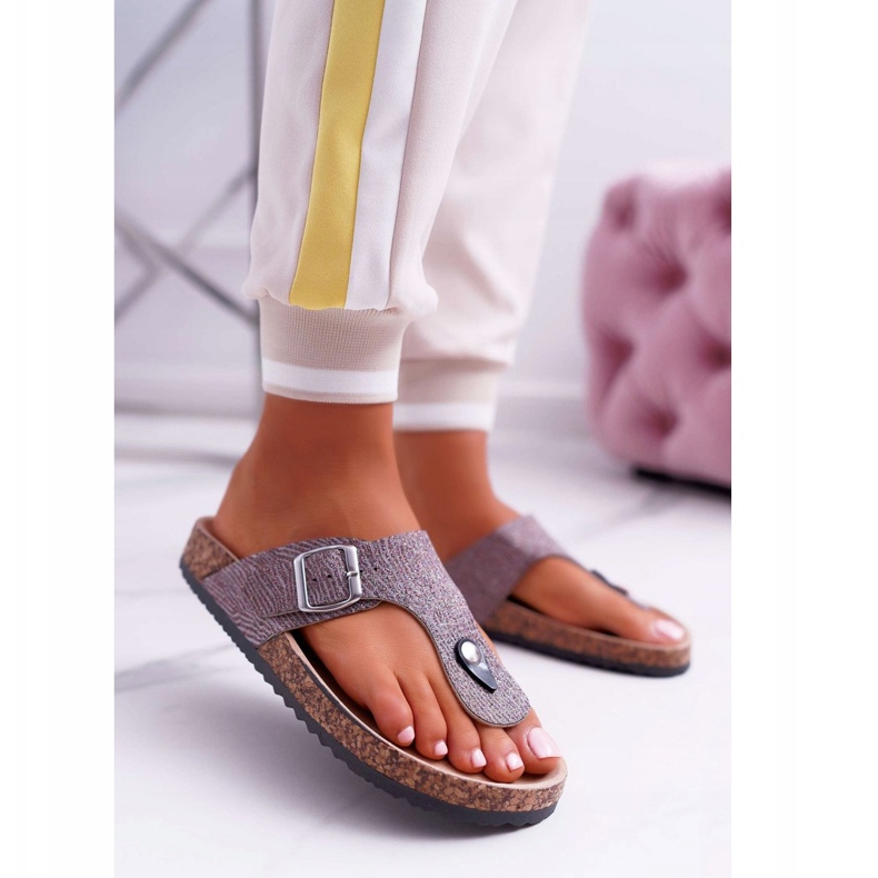 EVE Naisten harmaat tossut Baisan 1