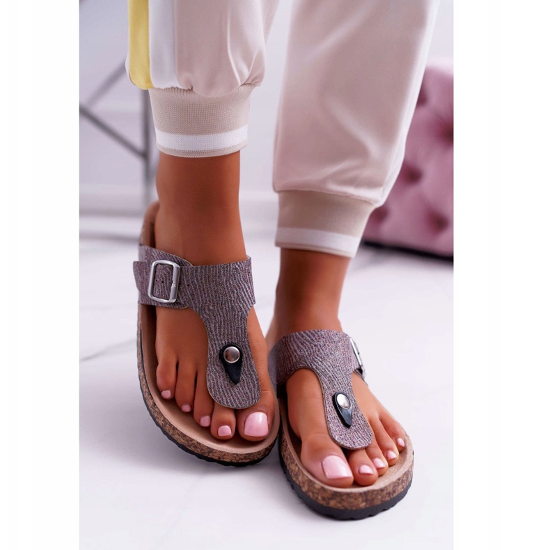 EVE Naisten harmaat tossut Baisan 2