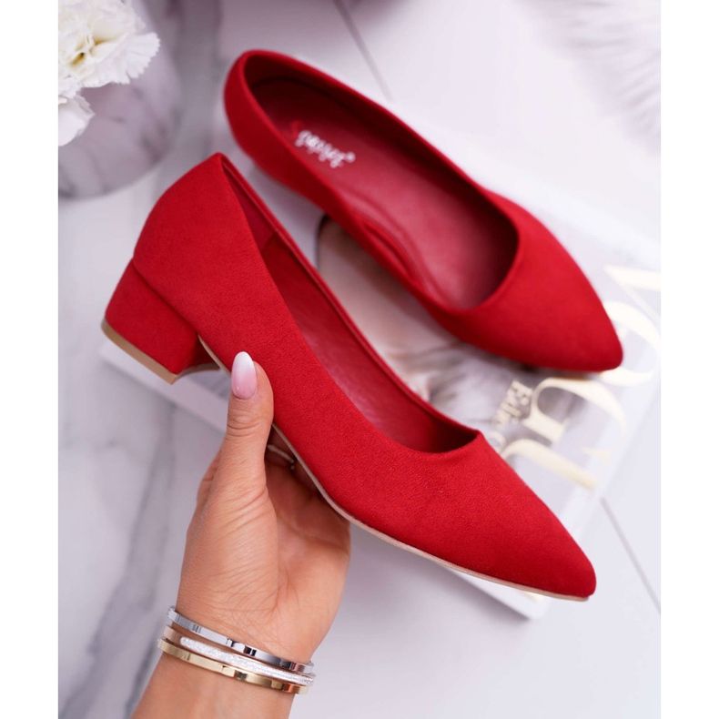 PS1 Classic Naisten Avokkaat Mokkanahka Punainen Rheya 1