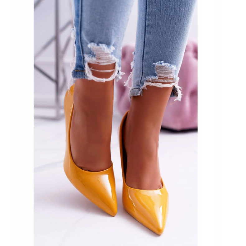 PS1 Keltaiset Yanna naisten korkokengät keltainen 2