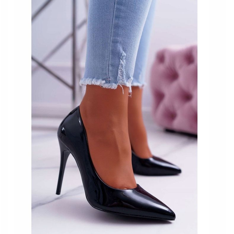 PS1 Yanna Black Naisten korkokengät musta 2