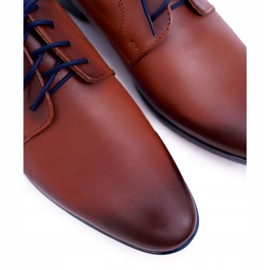 Mario Boschetti Tyylikkäät nahkaiset miesten rintaliivit ruskeassa Menelaosissa 2