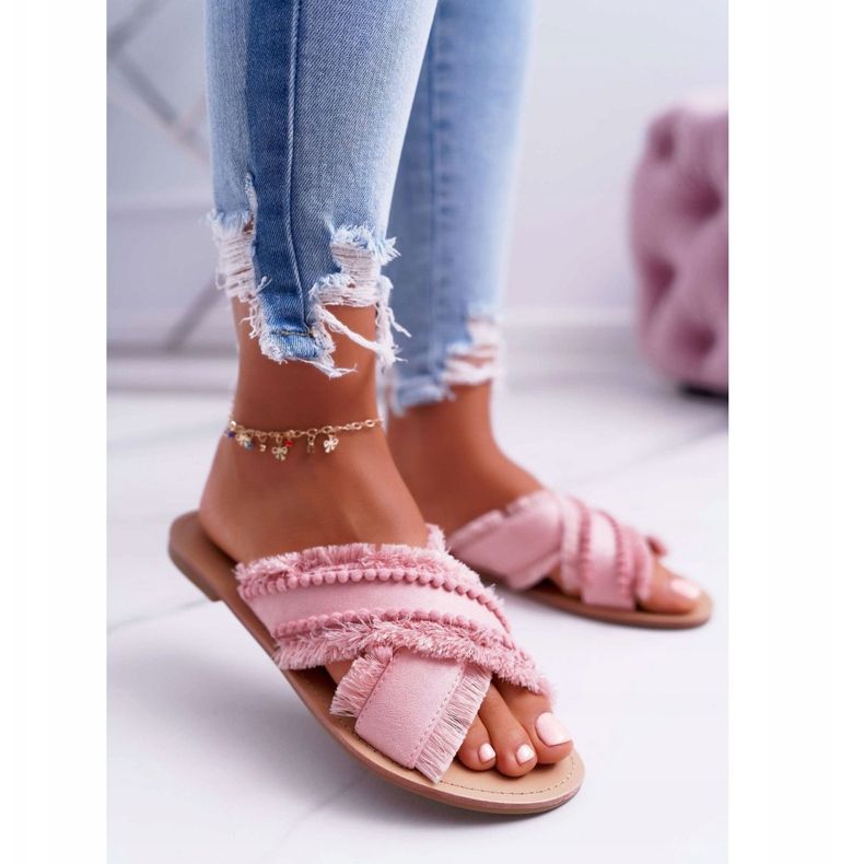 Naisten materiaalitossut Vices 7269 Pink Jamen vaaleanpunainen 1