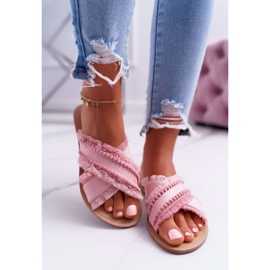 Naisten materiaalitossut Vices 7269 Pink Jamen vaaleanpunainen 2