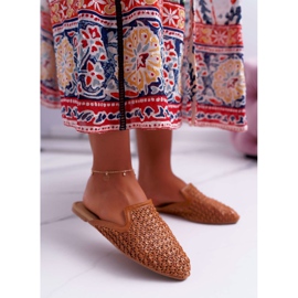 Vices Tyylikkäät naisten tossut Ruskeat palat 3301 1