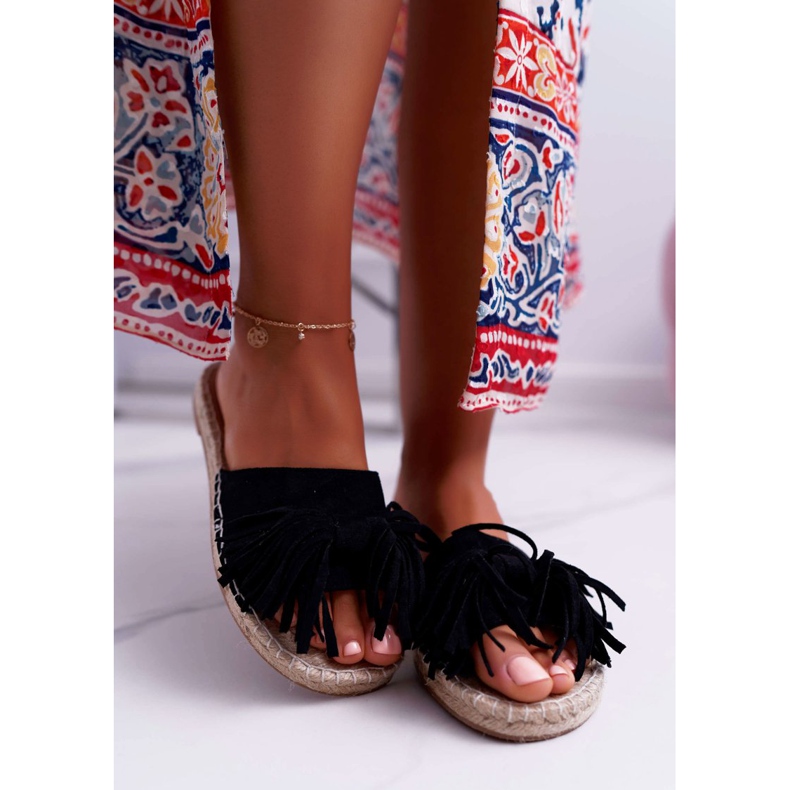 PV1 Naisten mustat Boho Vices 8458 -tossut 2