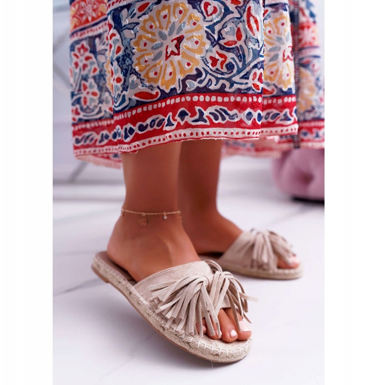 Naisten Beige Boho Vices 8458 -tossut 1