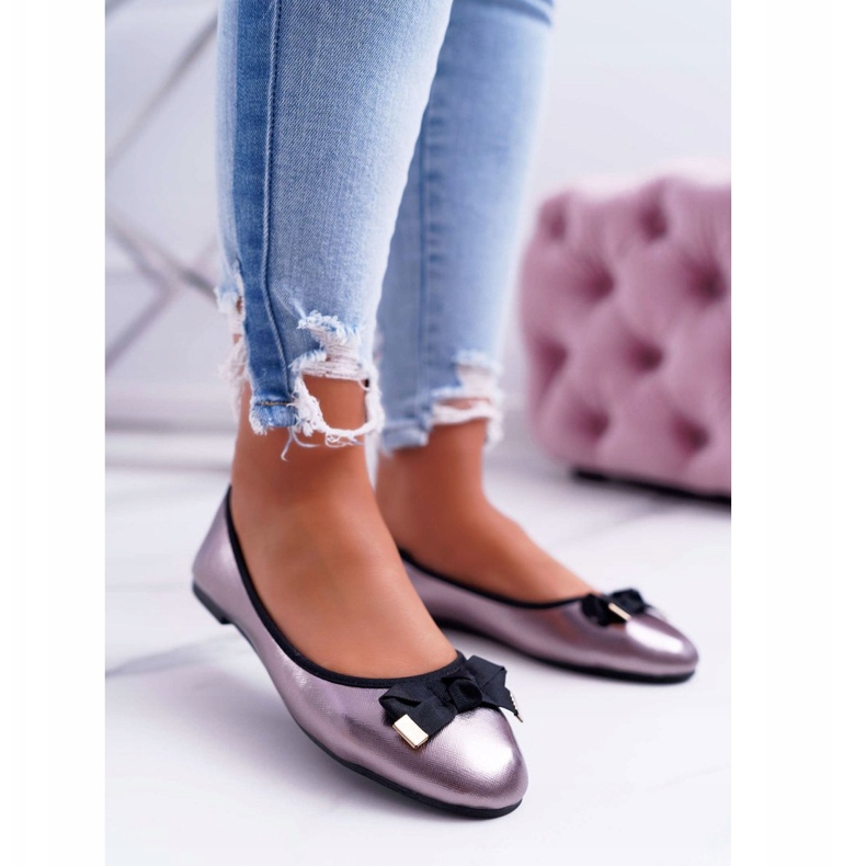 EVE Tyylikäs naisten ballerinat grafiitti LaDonna monivärinen harmaa 1