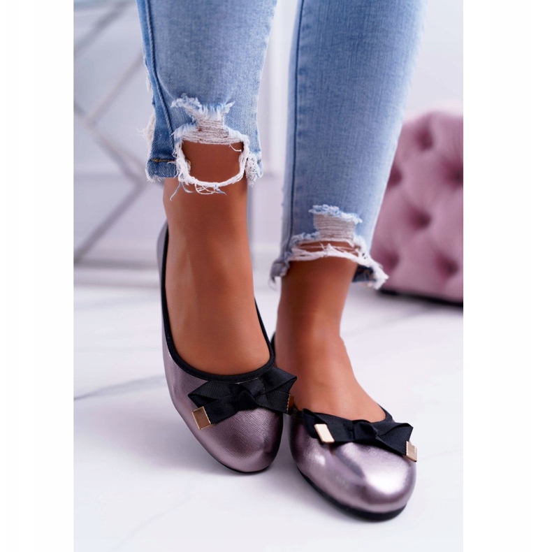 EVE Tyylikäs naisten ballerinat grafiitti LaDonna monivärinen harmaa 2