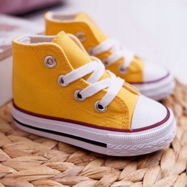 FRROCK Lasten klassiset korkean keltaiset Filemon -lenkkarit keltainen 1