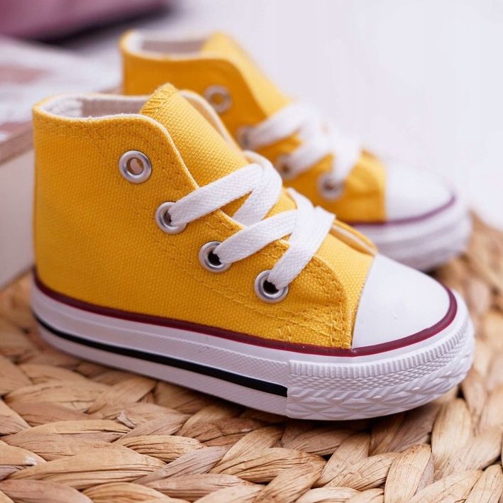 FRROCK Lasten klassiset korkean keltaiset Filemon -lenkkarit keltainen 1