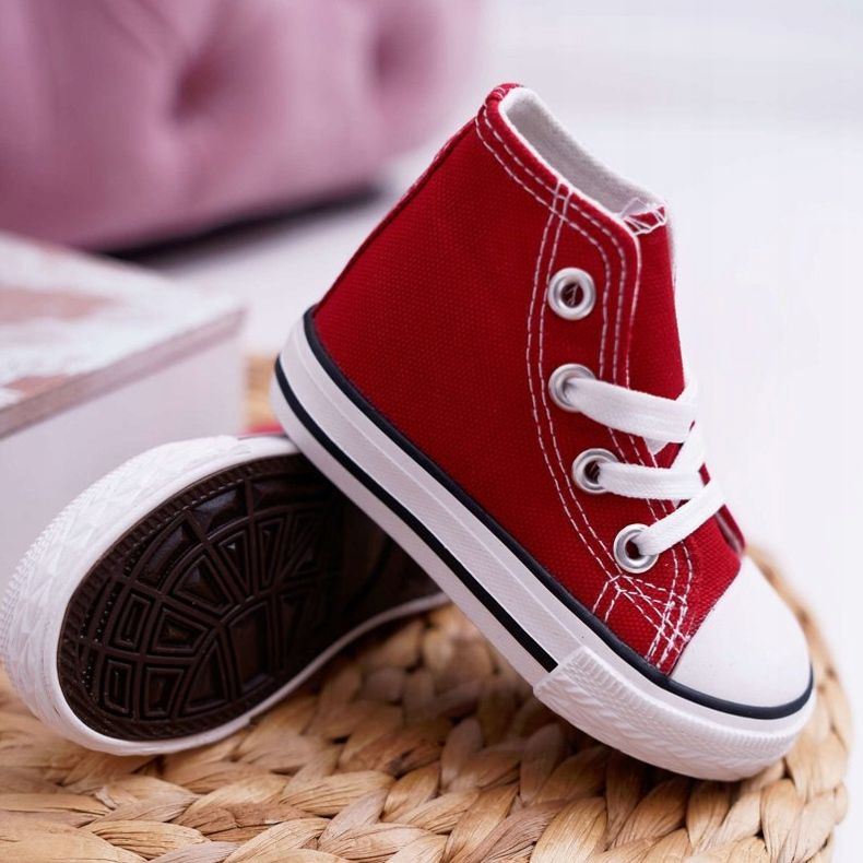 FRROCK Lasten klassiset korkokengät Red Filemon punainen 2