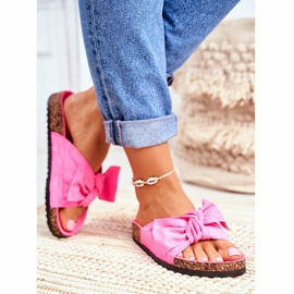 BUGO Naisten tossut Cork Neon Fuchsia Wendyssä vaaleanpunainen 2