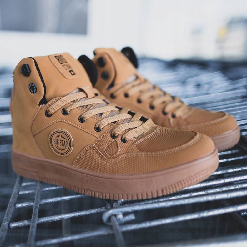 Miesten urheilukengät Big Star High Camel EE174432 ruskea 1