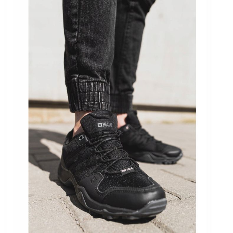 Miesten Big Star -vaelluskengät, musta EE174456 1