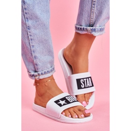 Naisten tossut Big Star White DD274A264 valkoinen 2