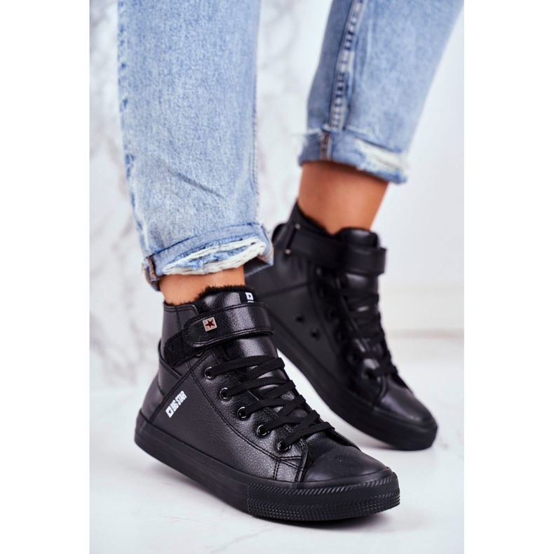 Naisten lenkkarit Big Star Warm Black V274542FW musta 2