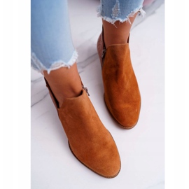 Naisten Matalakengät Maciejka Syksyn Nahka Punainen 04091-29 ruskea 2