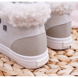 Lasten tyttöjen kengät Tennarit Big Star White EE374017 valkoinen 3