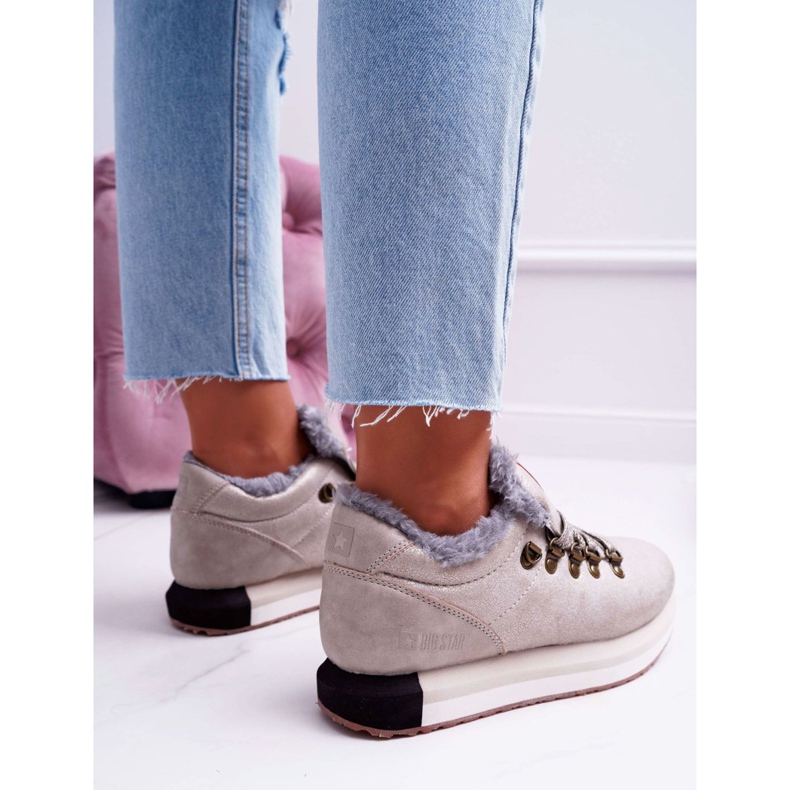 Naisten urheilukengät Big Star Beige EE274732 2