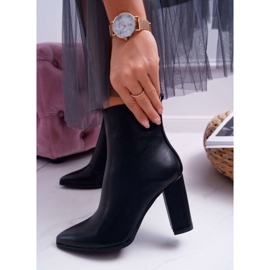 FRID Naisten saappaat korkokenkiä, vetoketju Spitz Black Ferol musta 2