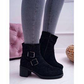 FRID Naisten saappaat korkokengät mokka musta Fagret 1