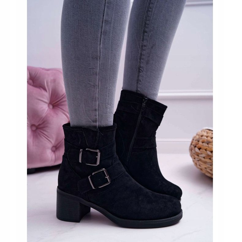 FRID Naisten saappaat korkokengät mokka musta Fagret 1