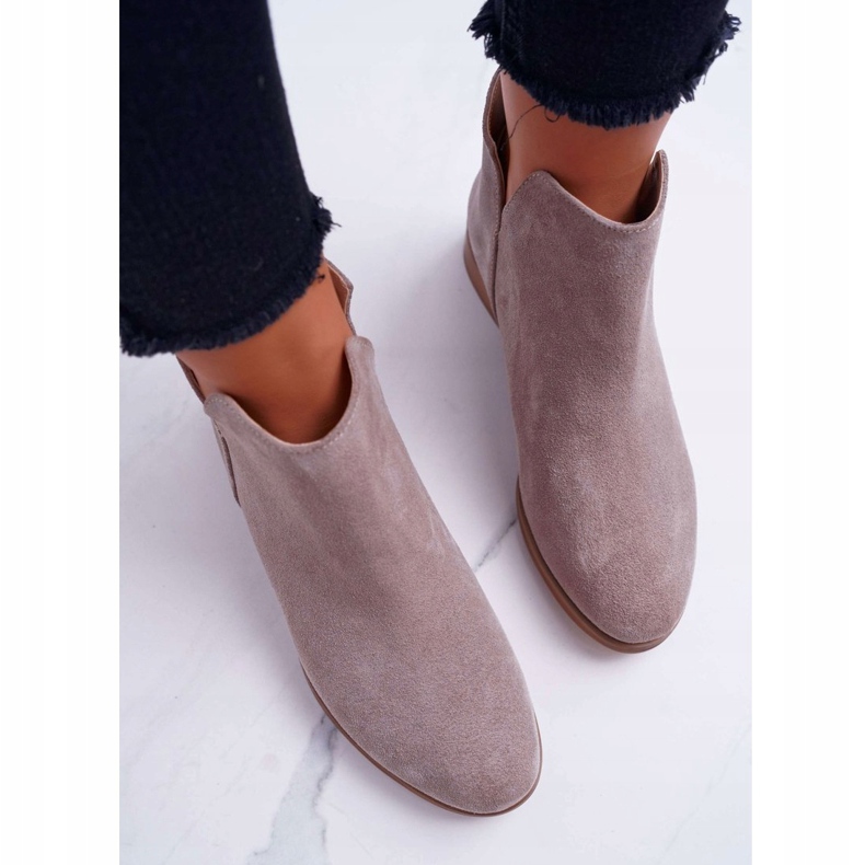 Nicole Naisten saappaat tasainen kantapää Kevät nahka Cappuccino Madness beige 2