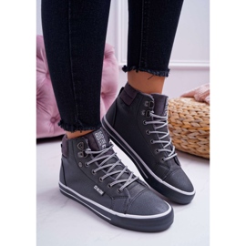 Naisten lenkkarit Big Star High Grey Warm EE274413 harmaa 2