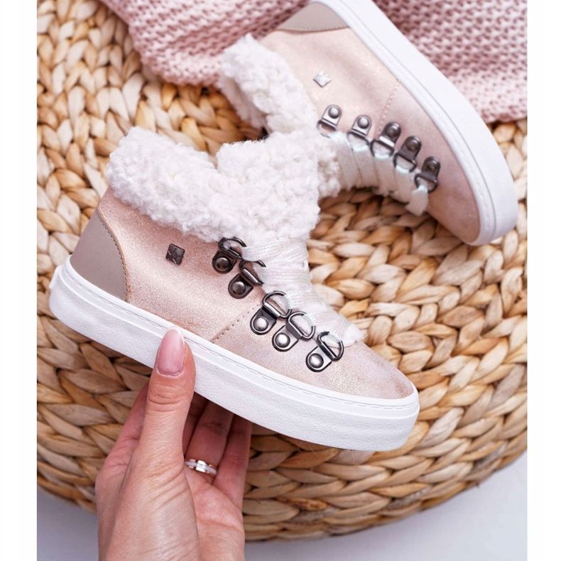 Lasten tyttöjen kengät Tennarit Big Star Pinkki EE374015 vaaleanpunainen 1