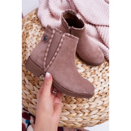 POPA Lasten saappaat Matalakorkoiset Khaki Sicarro 1