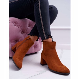 Naisten saappaat korkokenkiä Sergio Leone Camel BT522 ruskea 2