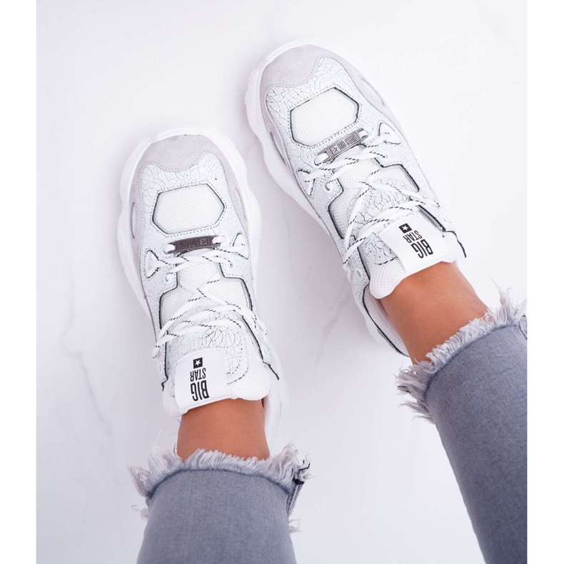 Naisten urheilukengät Big Star by Daniel Lopez Valkoinen FF274430 monivärinen 1