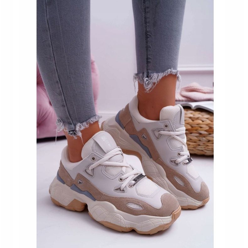 Naisten urheilukengät Big Star by Daniel Lopez Beige FF274429 2