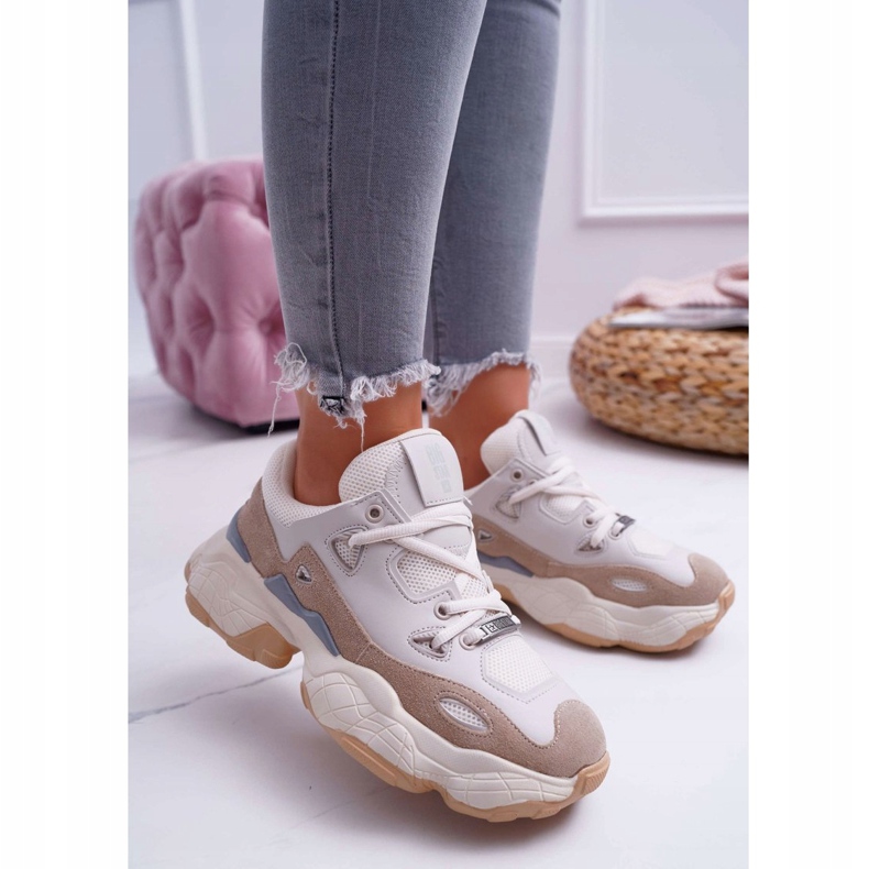 Naisten urheilukengät Big Star by Daniel Lopez Beige FF274429 1