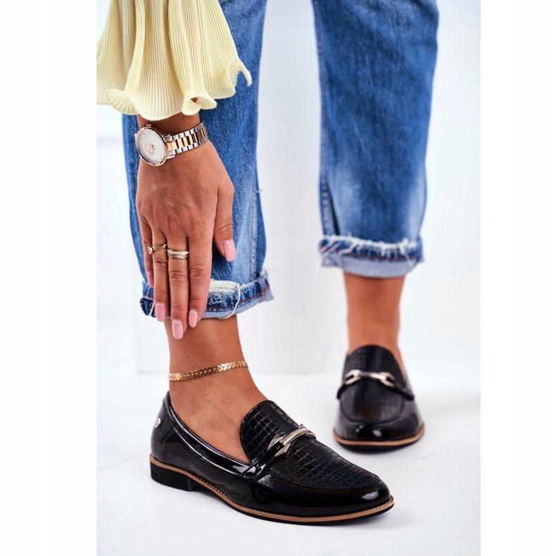 Naisten Brogues Maciejka Lakatut Loaferit Musta 4099A-01 / 00-1 2