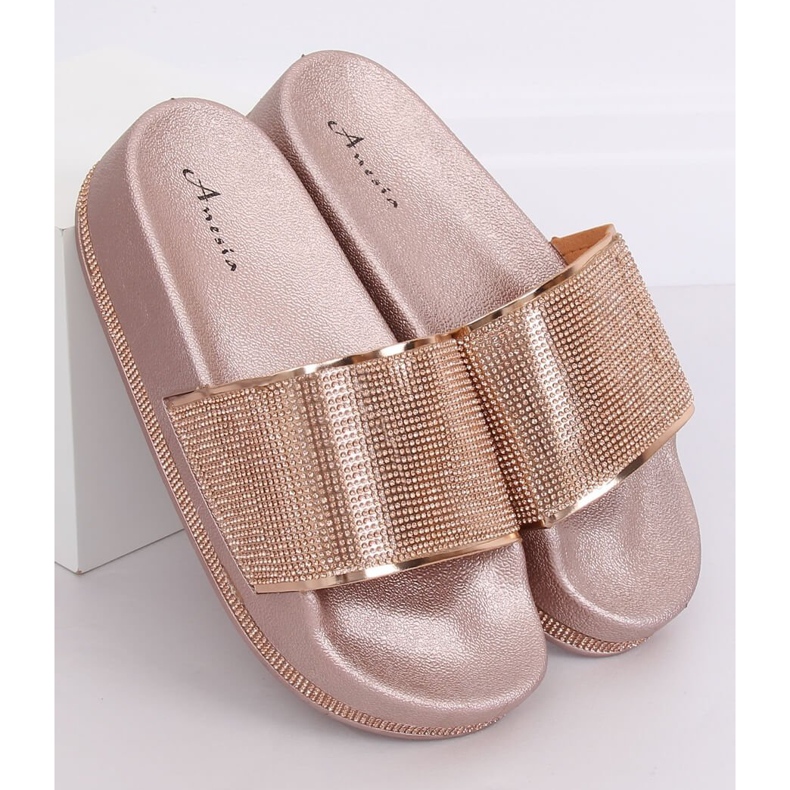 Samppanja N-59 Samppanjatossut paksulla pohjalla monivärinen keltainen 1