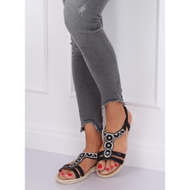 Mustat espadrilliset sandaalit CO-78 Musta 1