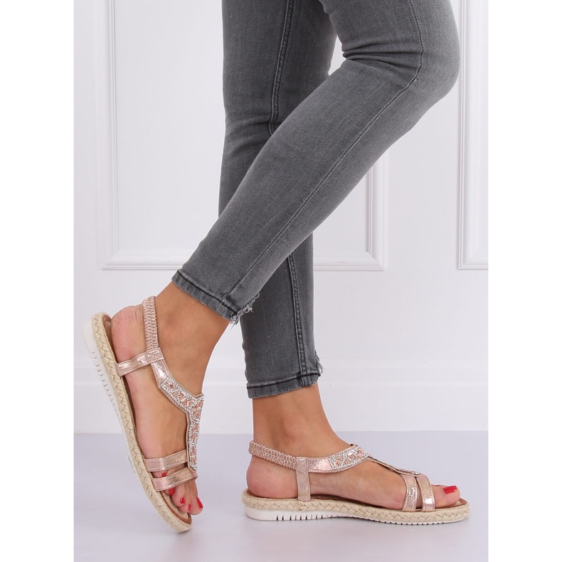 Champagne espadrilles sandaalit CO-78 Champagne vaaleanpunainen 2