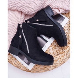 SEA Naisten saappaat Lämmin mokka Kaksi liukusäädintä Musta Ohoo 1