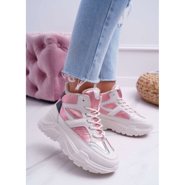 Naisten urheilukengät Vaaleanpunainen Lämmin Midrow 1