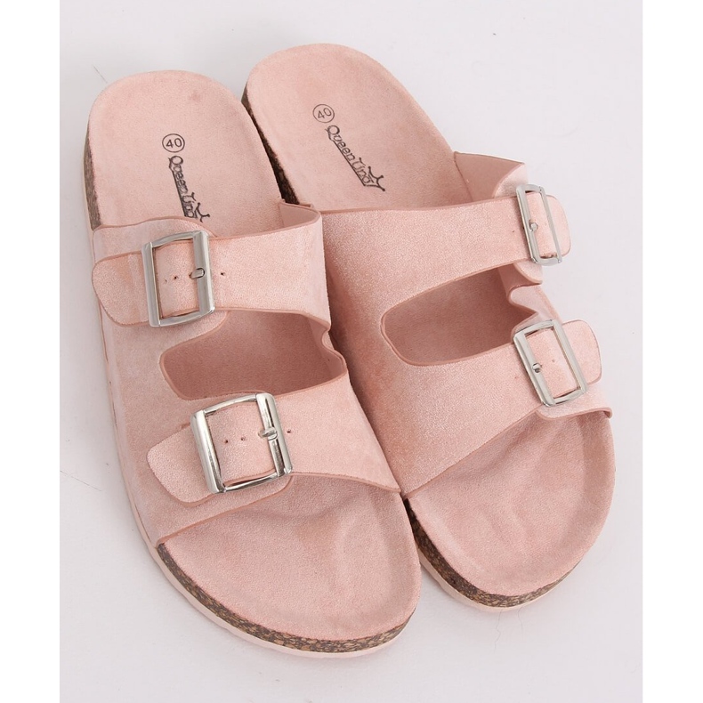 Vaaleanpunaiset scholki-tossut BL3100-SF Pink vaaleanpunainen 2