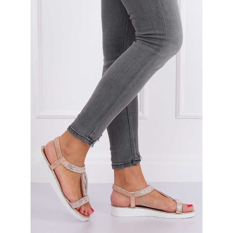 Champagne naisten sandaalit 127-89 Champagne vaaleanpunainen 1